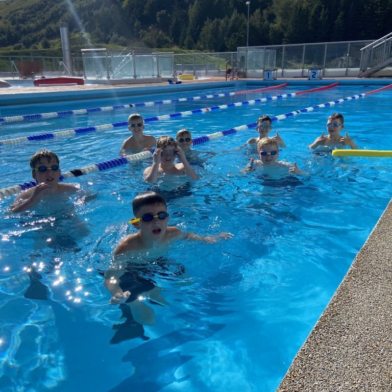 Í sundlaug Sauðárkróks