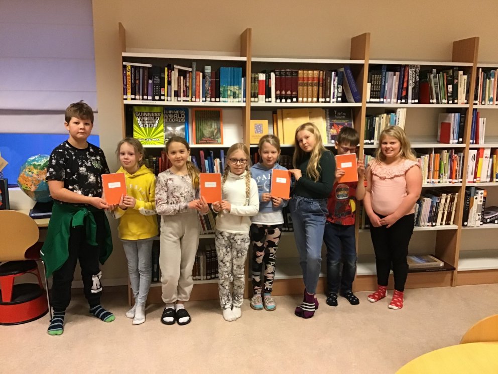 Nemendur 4. bekkjar senda Lilju þakkir fyrir dagbókina.