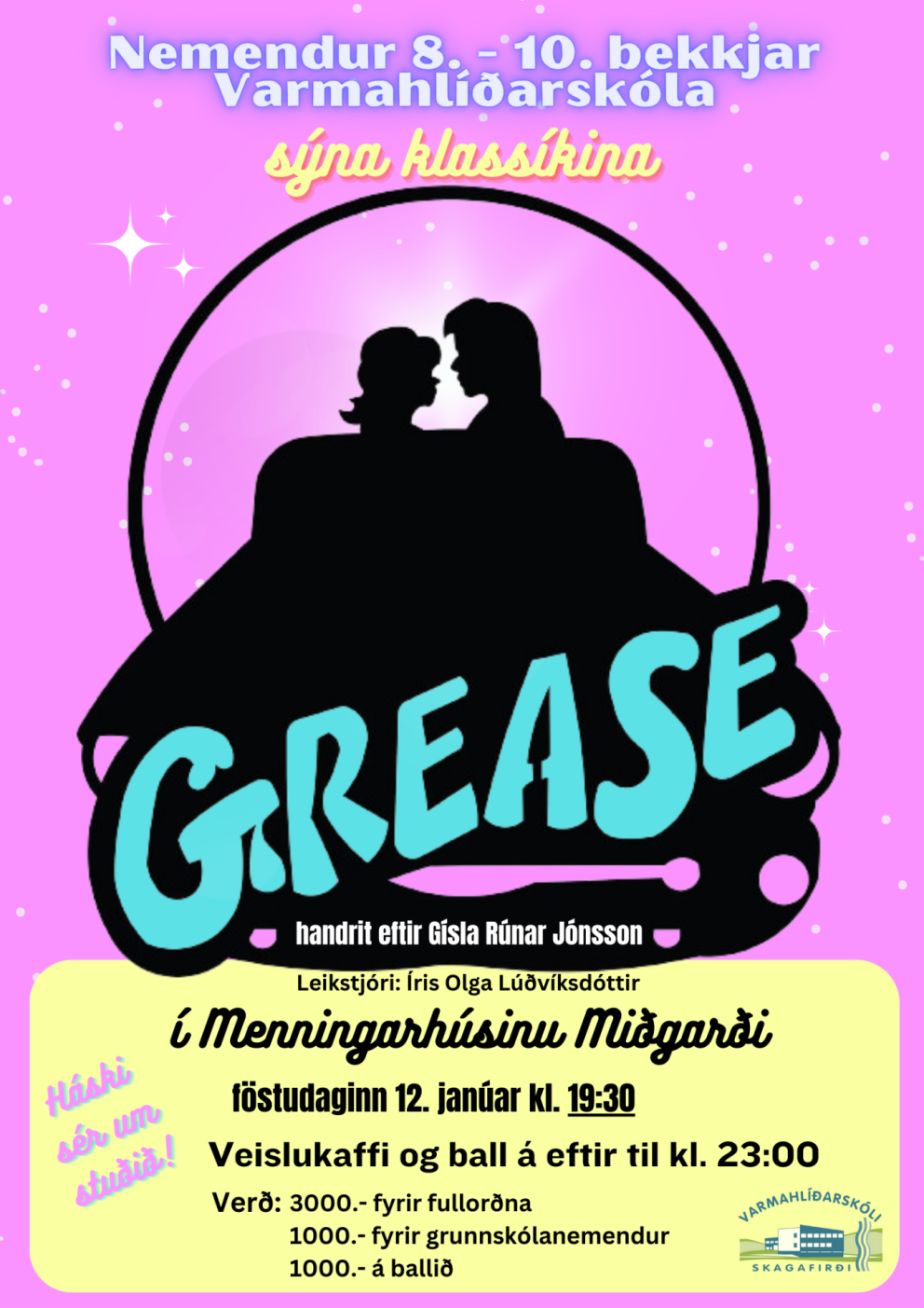 Árshátíð unglingadeildar: GREASE!
