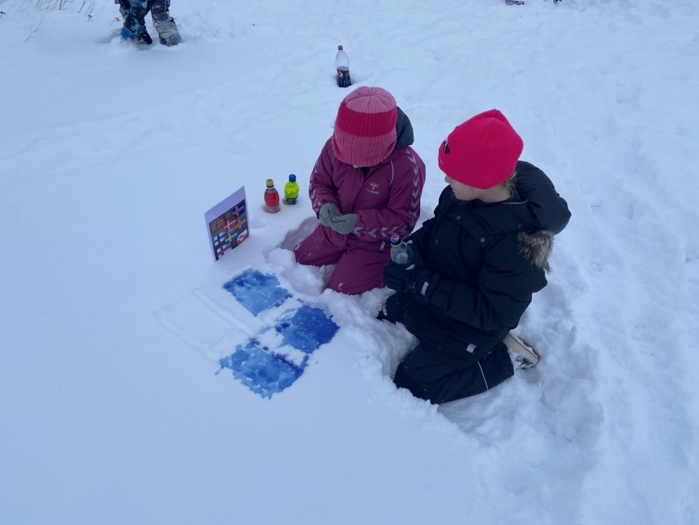 Útikennslutími 1. febrúar 2022