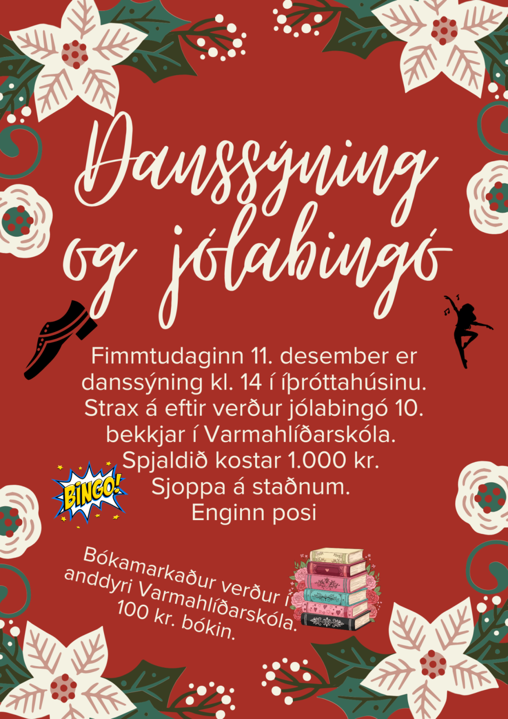 Danssýning og jólabingó