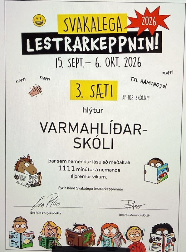 Svakalega lestrarkeppnin - úrslit