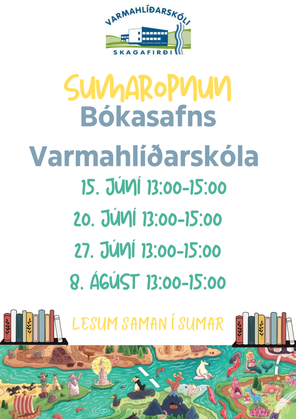 Njótum sumars og lesum á meðan lesbjart er.