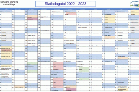 Drög að skóladagatali 2022-2023