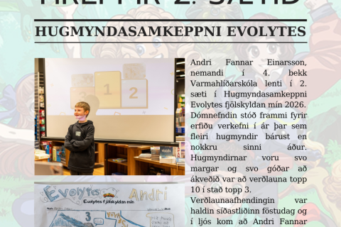 Andri Fannar hreppir 2. sætið