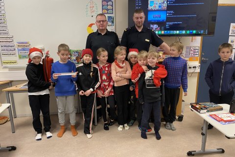 Slökkvilið í heimsókn