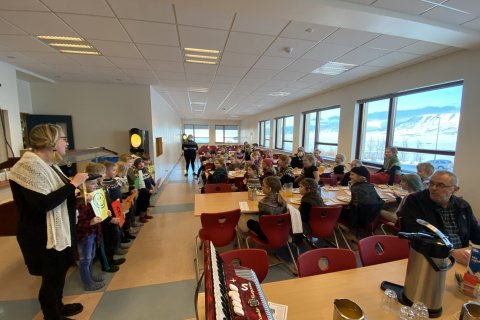 Þorrablót hjá yngri nemendum