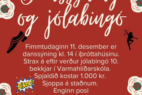 Danssýning og jólabingó