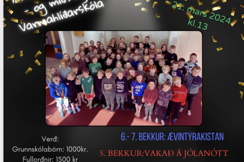 Árshátíð yngsta og miðstigs